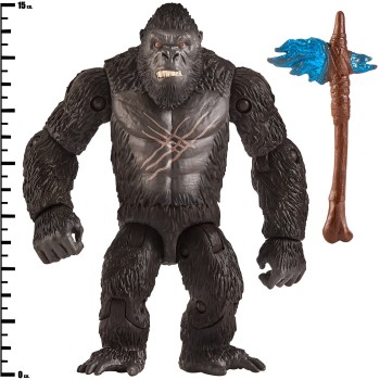 Giochi Preziosi Godzilla X Kong Βασικες Φιγούρες 15Ek. Νεα Σχέδια Kong Με Τσεκούρι Μάχης MN303800A 8056379175858