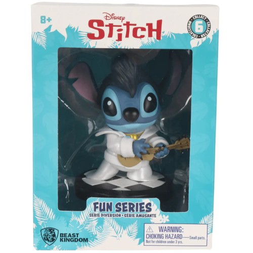 YuMe Disney Stitch Disney: Lilo & Stitch Hero Box - Fun Series: Elvis Stitch 10Cm 15412 4895217554127