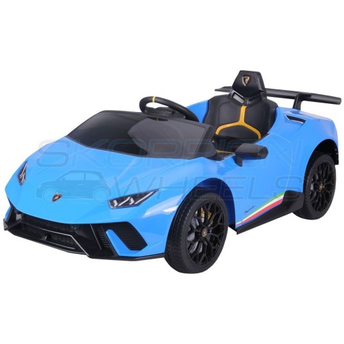 Skorpion Wheels Ηλεκτροκίνητο Αυτοκίνητο Lamborghini Huracan Original License 12V - Μπλε 5246030B 5201671006734