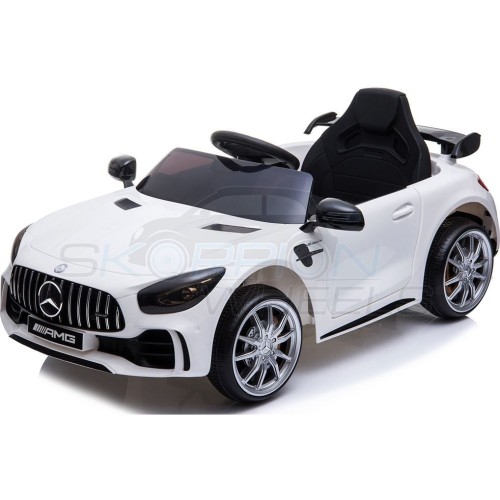 Skorpion Wheels Ηλεκτροκίνητο Αυτοκίνητο Mercedes Benz GTR Original License 12V - Λευκό 5246005A 5201671007441