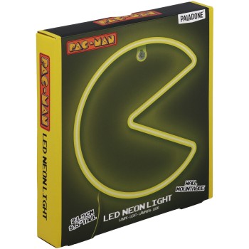 Paladone Pac Man - Wall Mountable Led Neon Light (Pp12624pmvn) 100000 5056577726589