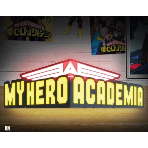 Paladone: my hero academia - logo light bdp (pp6615mha) 057472 5055964742492