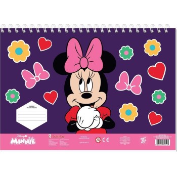 Diakakis imports Disney Minnie Mouse Μπλοκ Ζωγραφικής Minnie 23X33 40Φυλ Αυτοκ-Στενσιλ- 2Σελ ΧΡ 2Σχ. 000564986 5205698748103
