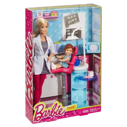 Mattel Barbie Οδοντίατρος Σετ Παιχνιδιού DHB63 / DHB64 887961206722