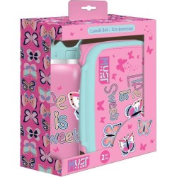 Diakakis imports Σετ Φαγητού Must Team Life Is Sweet Φαγητοδοχείο 800ml-παγούρι Ανοξείδωτο 500ml 000586470 5205698737008