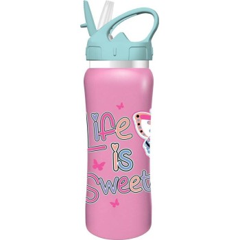 Diakakis imports Σετ Φαγητού Must Team Life Is Sweet Φαγητοδοχείο 800ml-παγούρι Ανοξείδωτο 500ml 000586470 5205698737008