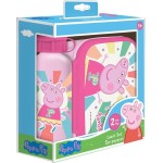 Diakakis imports Σετ Φαγητού Peppa Pig Φαγητοδοχείο 800ml-παγούρι Αλουμινίου 500ml 000482830 5205698741333