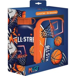 Diakakis imports Σετ Φαγητού Must Team Basketball Φαγητοδοχείο 800ml-παγούρι Αλουμινίου 500ml 000586462 5205698736865