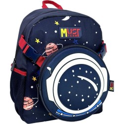 Diakakis imports Volume Back School Must Team Space 1 Case With a Removable Waist and Shoulder bag 000586342 5205698733215