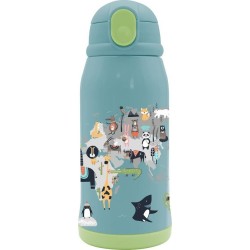 Diakakis imports Wagger Thermos Stainless Must Team Animals 500 ml With Isothermal Case and Kalamaki 000586640 5205698736544