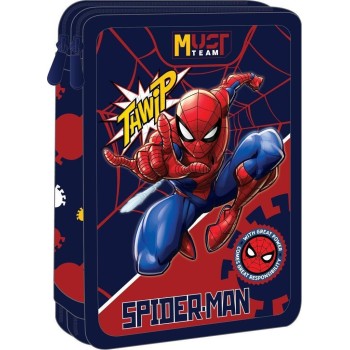 Diakakis imports School Casket Double Full of Spider-man Thwip Must Team 000508559 5205698750335