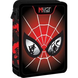 Diakakis imports Σχολική Κασετίνα Διπλή Γεμάτη Spider - Man Eyes Must Team 000508558 5205698750311