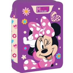Diakakis imports Σχολική Κασετίνα Διπλή Γεμάτη Disney Minnie Mouse Love Must Team 000565018 5205698750236