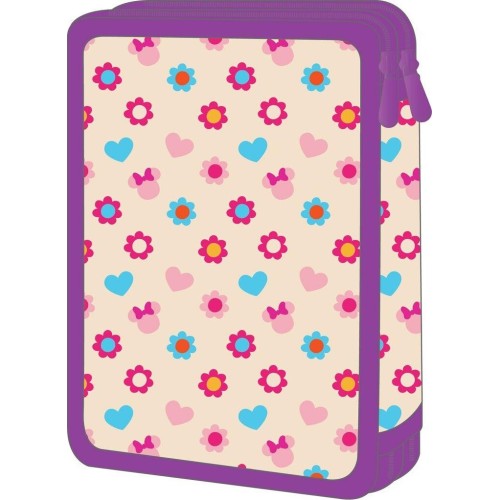 Diakakis imports School Casket Double Full Disney Minnie Mouse Love Must Team 000565018 5205698750236