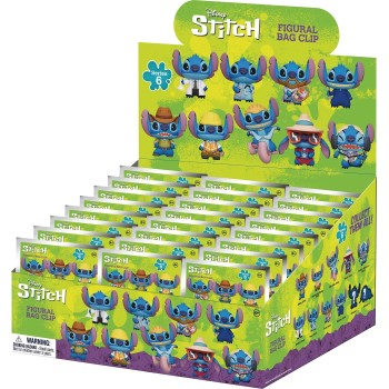 Disney Stitch Monogram Disney: Stitch PDQ Blind Bag/Random 3D Φιγούρα Μπρελόκ 103953 077764856402