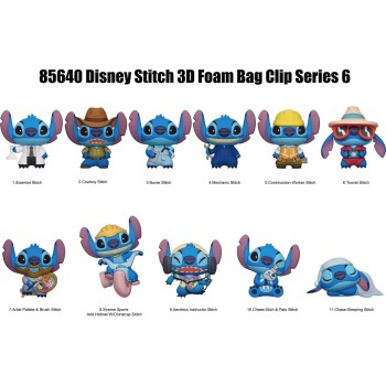 Disney Stitch Monogram Disney: Stitch PDQ Blind Bag/Random 3D Φιγούρα Μπρελόκ 103953 077764856402