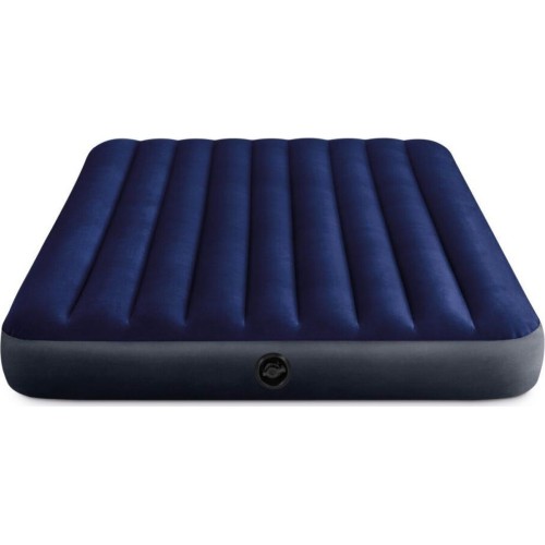 INTEX Στρώμα Queen Dura-Beam Classic Downy Φουσκωτό Κρεβάτι Με Αντλία Χειρός 152X203x25cm 64765 6941057412474