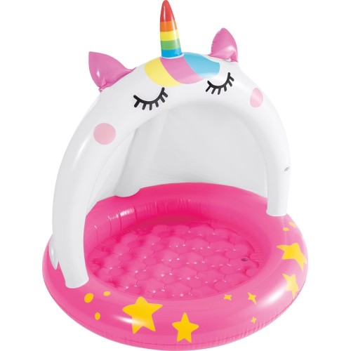 INTEX Φουσκωτή Παιδική Πισίνα Γατόκερως -Caticorn Baby Pool 102X102cm 58438NP 6941057422657