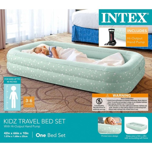 INTEX kidz travel bed with extra comfort 66810NP 6941057468105