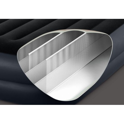 INTEX Mattress Twin Pillow Rest Raized Airbed Fiber-Tech Bip 99X191x42cm 64122ND-NP 6941057417615