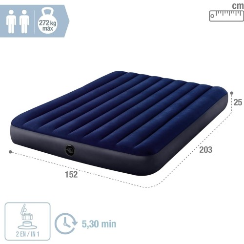 INTEX air bed, 64759, colorful, 203 x 152 x 25 cm 64759 6941057412467