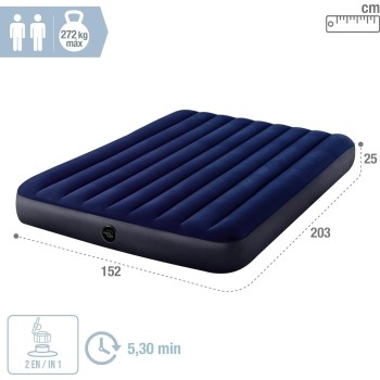 INTEX Queen Dura-Beam Series Classic Downy Αερόστρωμα 152X203x25cm 64759 6941057412467