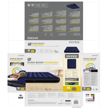 INTEX Queen Dura-Beam Series Classic Downy Αερόστρωμα 152X203x25cm 64759 6941057412467