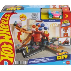 Mattel Hot Wheels City Downtown Candy Shop HDR24 / JBM62 194735264056