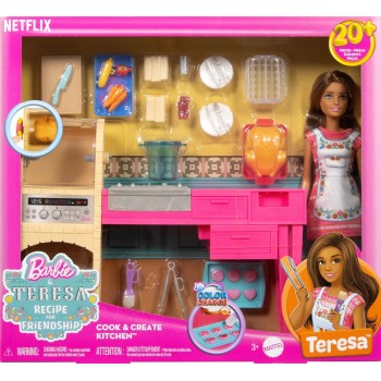 Mattel Barbie And Teresa Recipe For Friendship Σετ Κουζίνα JCT06 194735275502