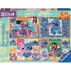 Ravensburger Disney Stitch Παζλ 4x100 Τεμ. Stitch 05731 4005556057313