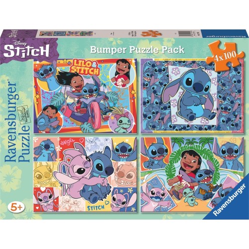 Ravensburger Disney Stitch 4x100 pcs Puzzles Stitch 05731 4005556057313