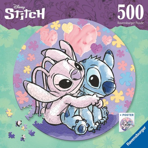 Ravensburger Disney Stitch 500 pcs Puzzle Stitch & Angel 17581 4005556175819