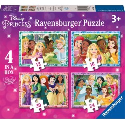 Ravensburger Παζλ 4 σε 1 Πριγκίπισσες 03156 4005556031566