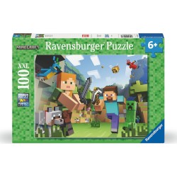 Ravensburger Puzzle 100xxl pieces minecraft 12004176 4005555041764