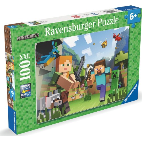 Ravensburger Puzzle 100xxl pieces minecraft 12004176 4005555041764