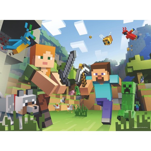 Ravensburger Puzzle 100xxl pieces minecraft 12004176 4005555041764