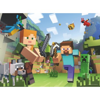 Ravensburger Puzzle 100xxl pieces minecraft 12004176 4005555041764