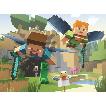 Ravensburger Παζλ 200xxl Τεμ. Minecraft 12004144 4005555041443