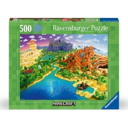 Ravensburger Παζλ 500 Τεμ. Minecraft 12001568 4005555015680