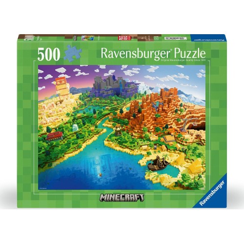 Ravensburger Παζλ 500 Τεμ. Minecraft 12001568 4005555015680
