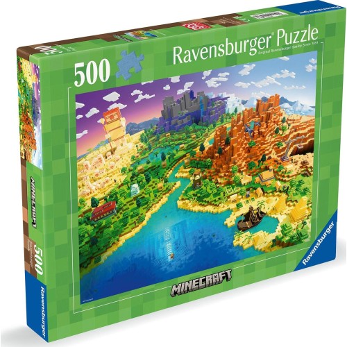 Ravensburger 500 pcs Puzzle Minecraft 12001568 4005555015680