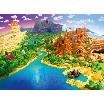 Ravensburger 500 pcs Puzzle Minecraft 12001568 4005555015680