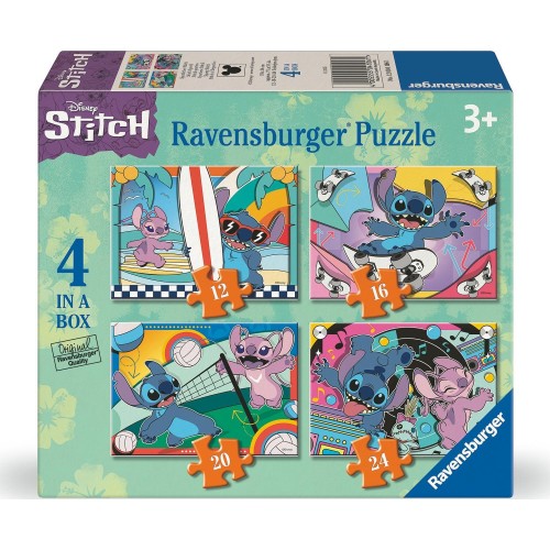Ravensburger Disney Stitch Παζλ 4 σε 1 stitch 12001069 4005555010692