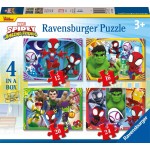 Ravensburger Spiderman Παζλ 4 σε 1 Spidey and Friends 12001064 4005555010647