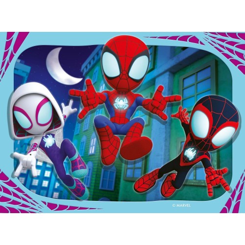 Ravensburger Spiderman Παζλ 4 σε 1 Spidey and Friends 12001064 4005555010647