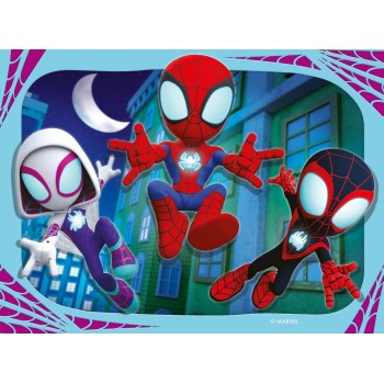 Ravensburger Spiderman 4 in a Box Puzzle Spidey & Friends 12001064 4005555010647