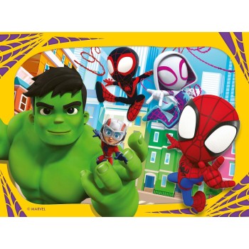 Ravensburger Spiderman 4 in a Box Puzzle Spidey & Friends 12001064 4005555010647