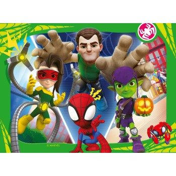 Ravensburger Spiderman 4 in a Box Puzzle Spidey & Friends 12001064 4005555010647