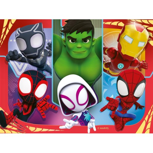Ravensburger Spiderman 4 in a Box Puzzle Spidey & Friends 12001064 4005555010647