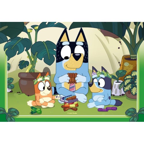 Ravensburger Bluey Παζλ 2x24 Τεμ. Μπλούι 05711 4005556057115